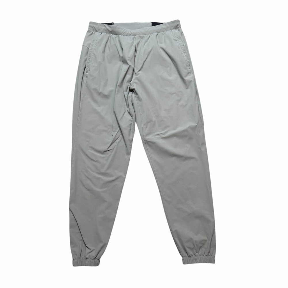 LULULEMON Jogger Pants with Ankle Zippers Gray Size Large